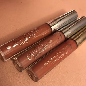 Color pop lipsticks. 1 gloss, 2 ultra matte.